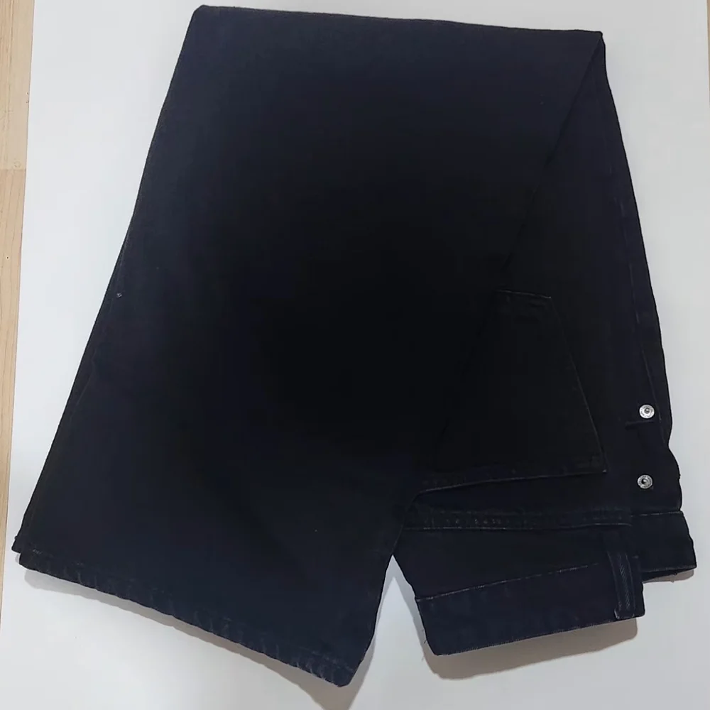 ZARA women's wide-leg pants, black, size 4 - Picture 2 of 6